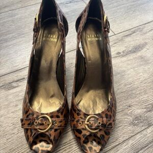 Stuart Weitzman Cheetah Print Heels